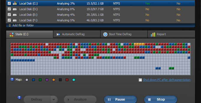硬碟重組軟體 Smart Defrag