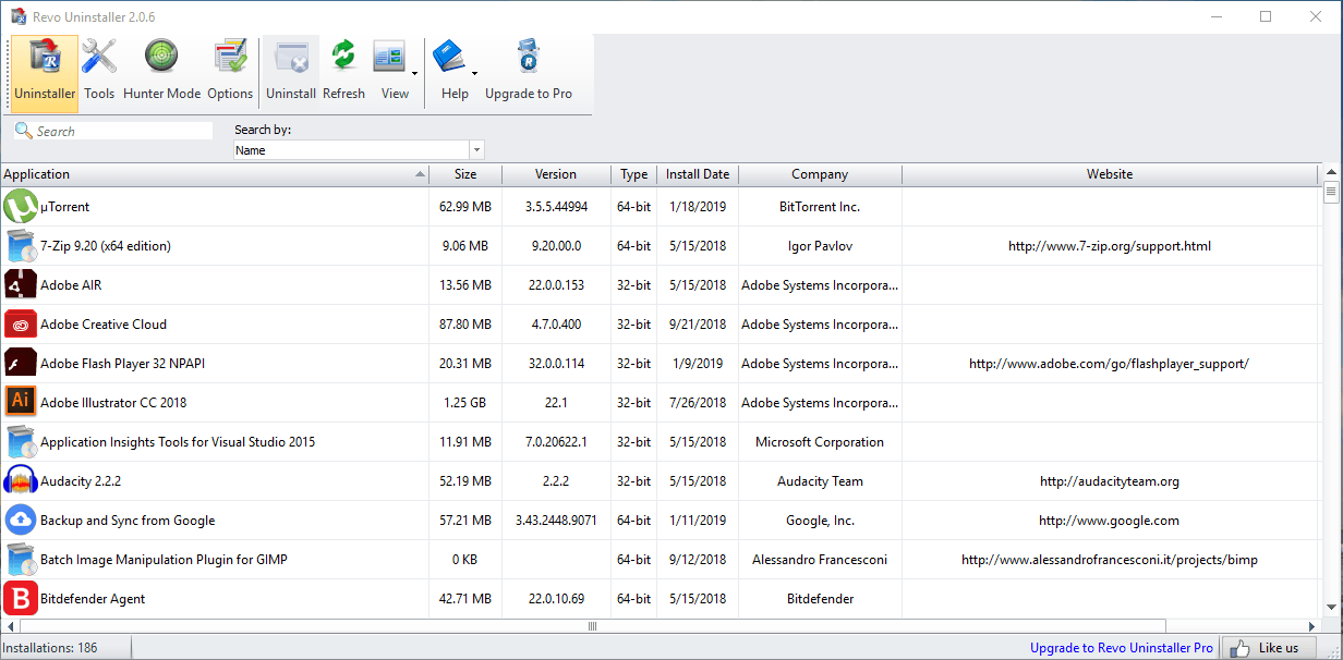 移除軟體工具 Revo Uninstaller 免安裝版