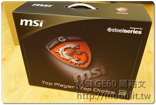 msi ge60 開箱 i7 CPU + GTX660m