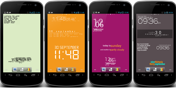 Zooper Widget - 簡單又不失華麗的 Android 時鐘widgets