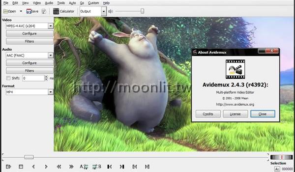 影片剪輯軟體下載 Avidemux