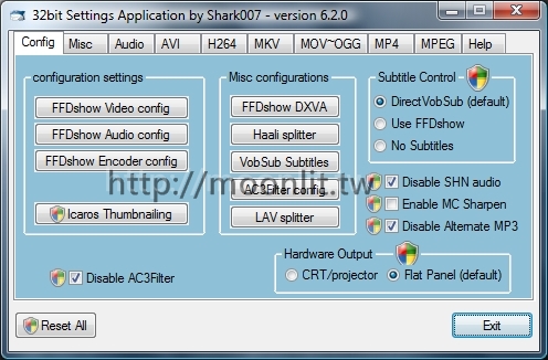 影音解碼包 XP & Vista Codecs Package