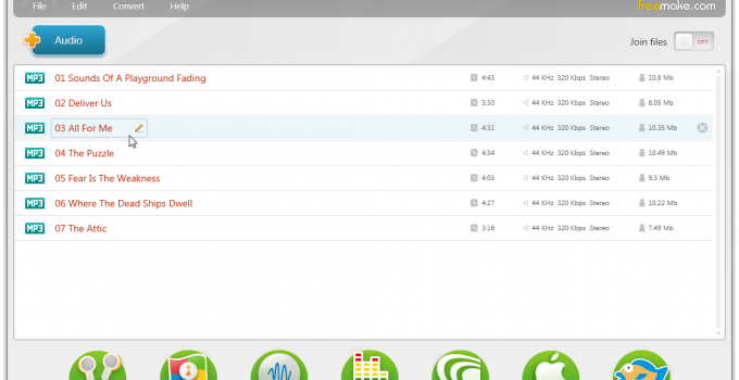 音樂轉檔程式 Free Audio Converter
