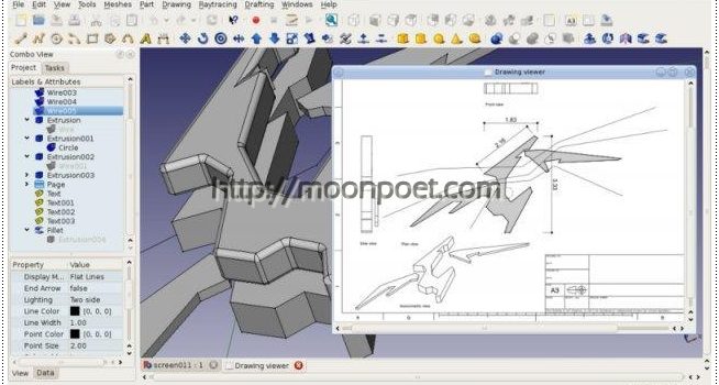 autocad替代軟體 - 免費工業繪圖軟體 FreeCAD