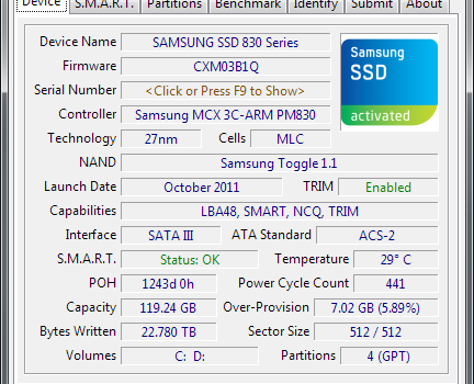 SSD硬碟檢測工具 - SSD-Z 免安裝版