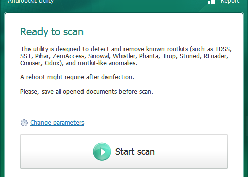 Kaspersky TDSSKiller 惡意軟體移除工具