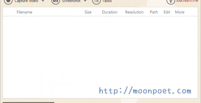 電腦畫面錄影軟體 Icecream Screen Recorder