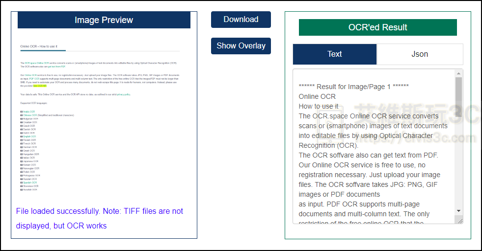 線上免費OCR文字識別工具 Free Online OCR(免費線上文字辨識)